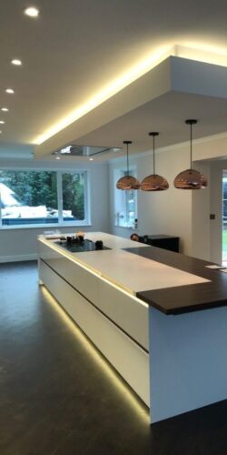 phillips under cabinet lighting Lovely Suspended box and Philips hue lighting Housing Design